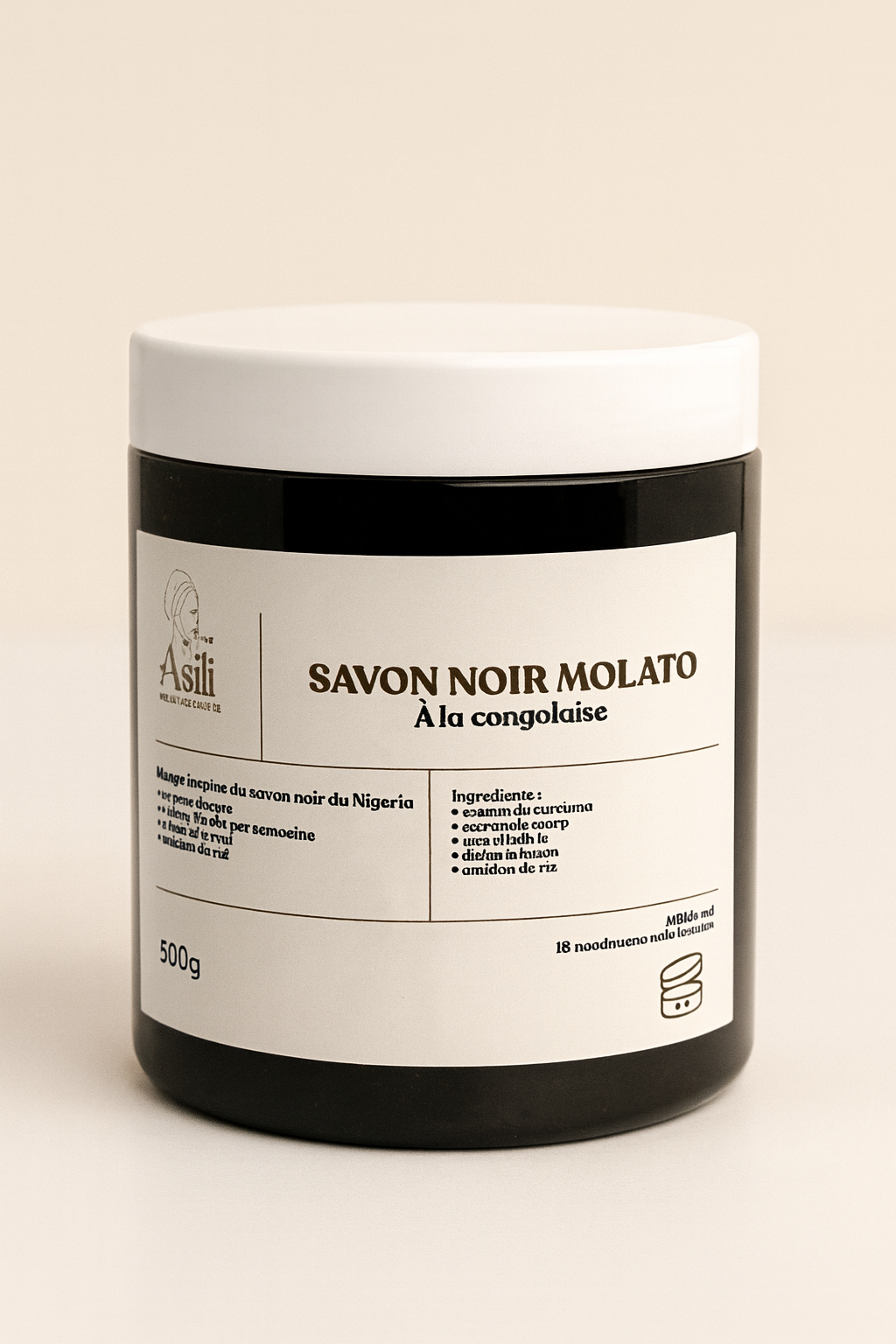 Savon noir Molato à la congolaise